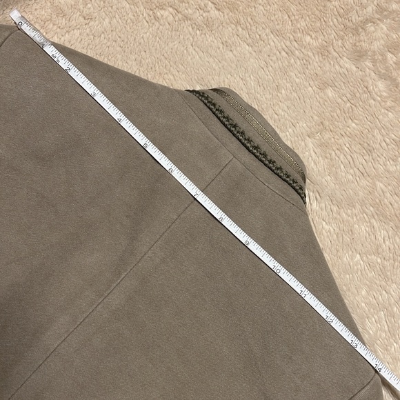 ZARA Faux Suede Military Jacket - Picture 12 of 13